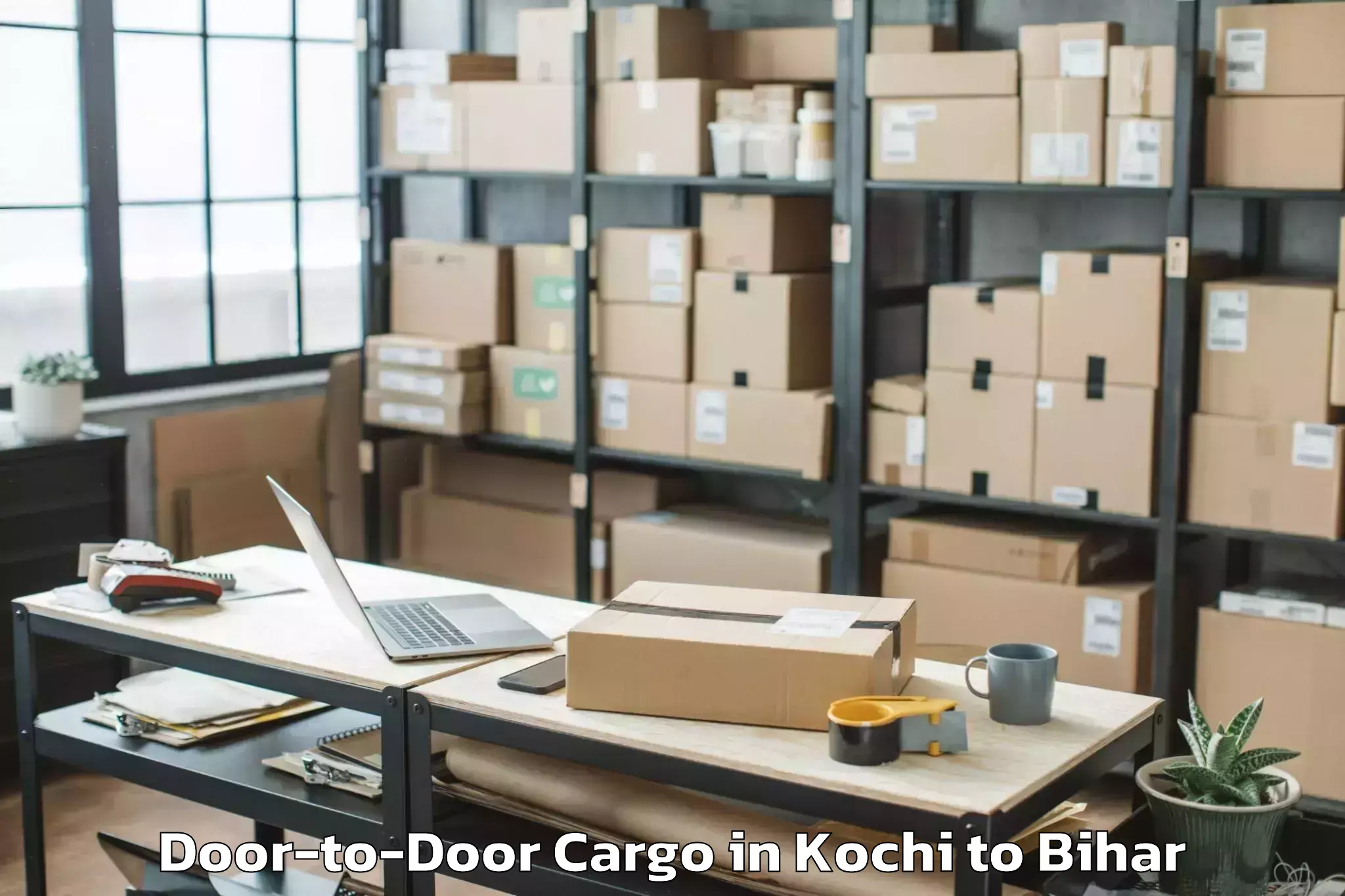 Book Kochi to Darbhanga Airport Dbr Door To Door Cargo Online